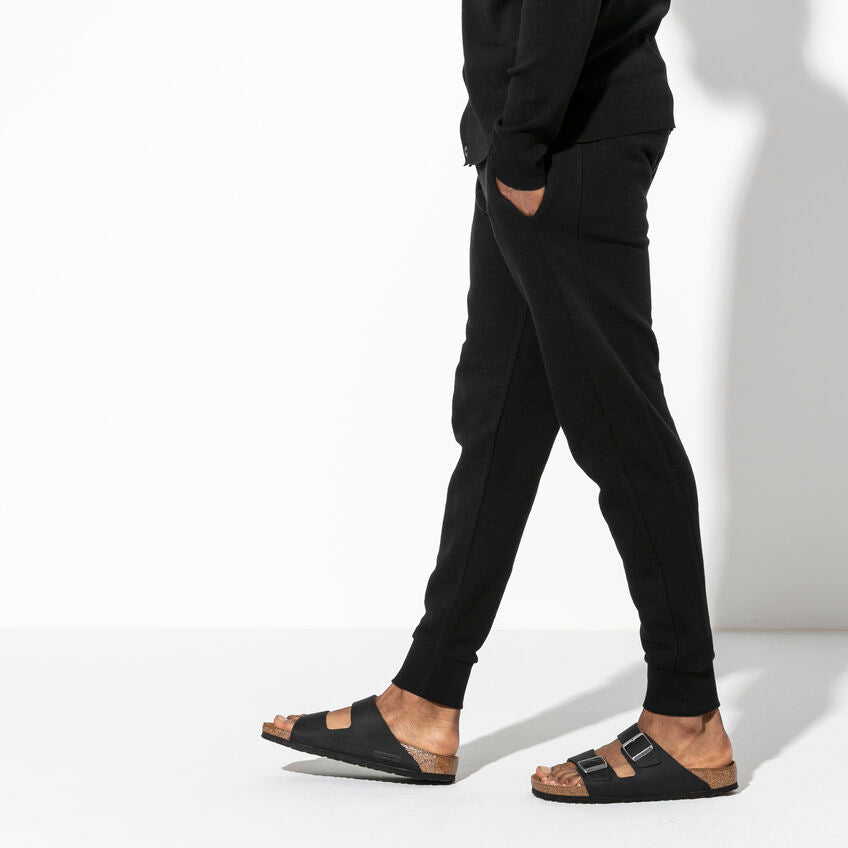 BIRKENSTOCK - ARIZONA 552113 - BLACK WAXY OILED LEATHER - NARROW FIT