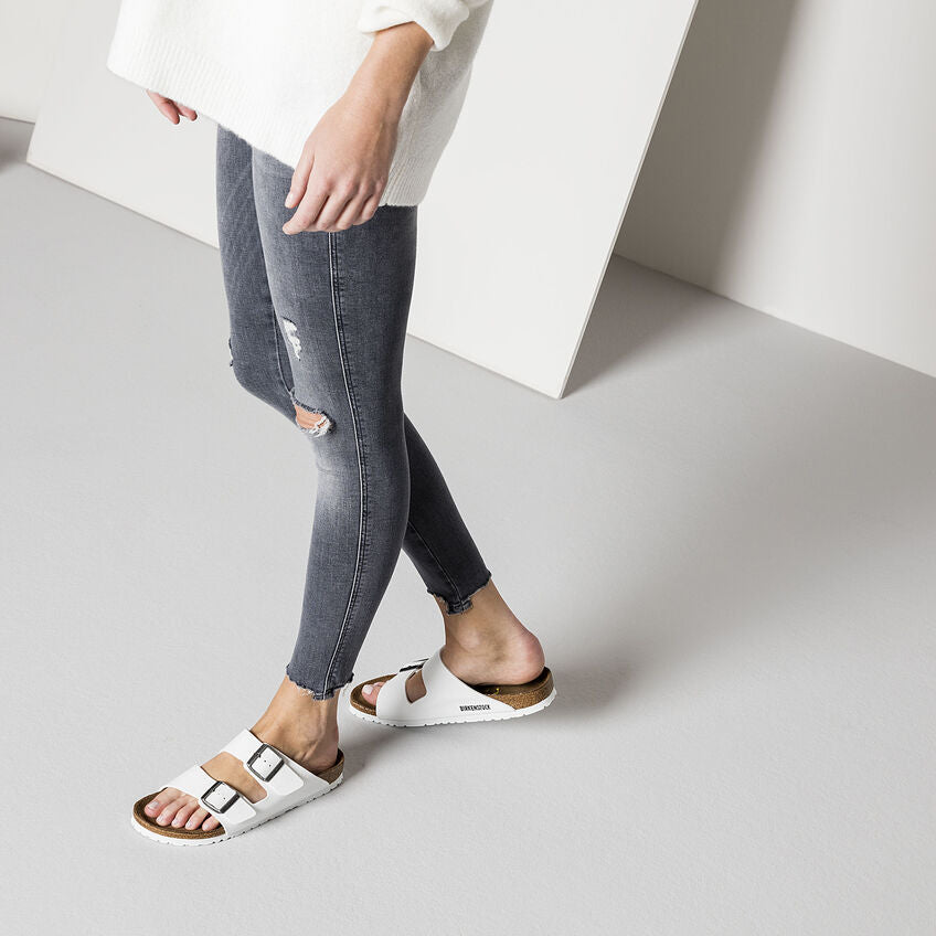 BIRKENSTOCK - ARIZONA 552683 - WHITE NARROW