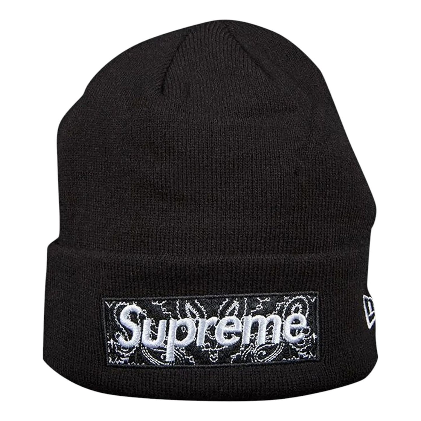 Supreme x New Era Box Logo Beanie 'Black' FW19BN4-BLACK