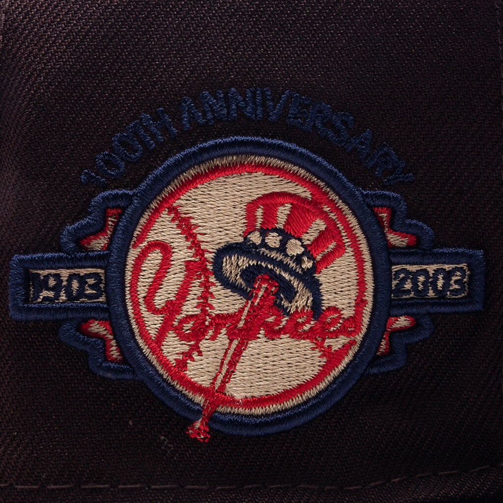 Feature x New Era 59FIFTY Fitted NY Yankees 100th Anniversary - Wood/Navy