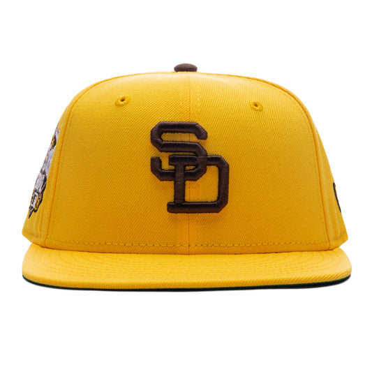 Feature x New Era 59FIFTY Fitted SD Padres Cooperstown - Canary Yellow/Twill Green