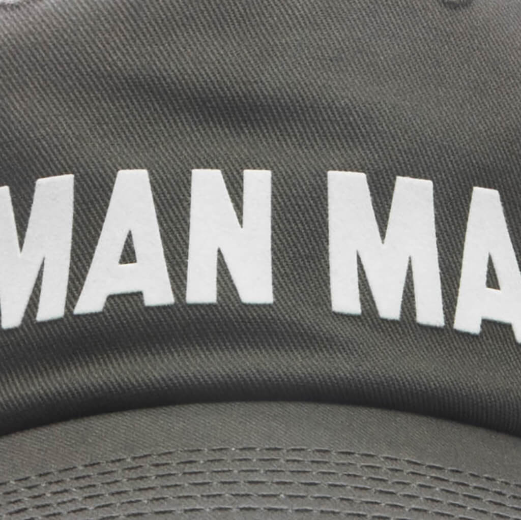 5 Panel Twill Cap - Charcoal