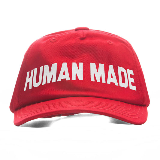 5 Panel Twill Cap - Red