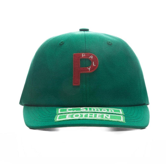 5 Panel Twill "P" Hat - Green