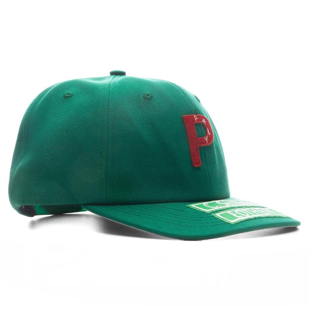 5 Panel Twill "P" Hat - Green