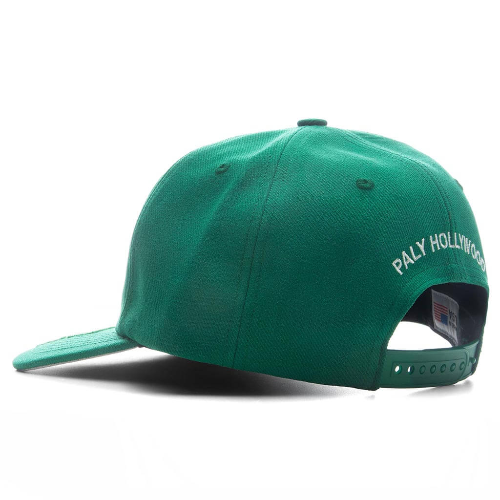 5 Panel Twill "P" Hat - Green