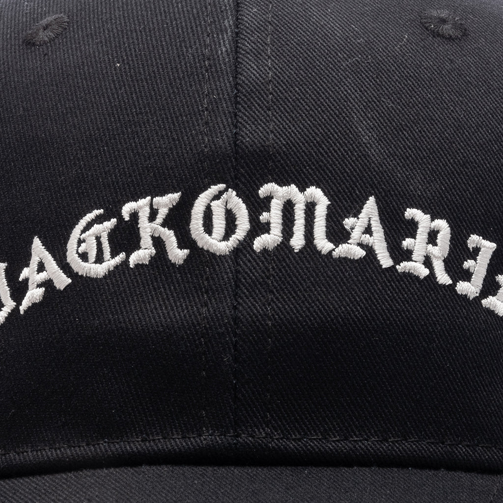 6 Panel Cap Type 1 - Black