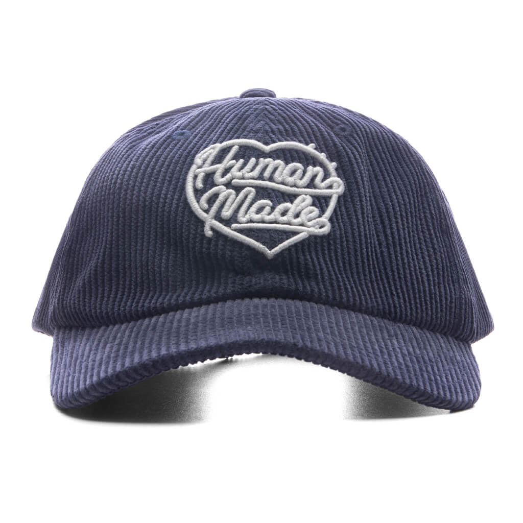 6 Panel Corduroy Cap - Navy