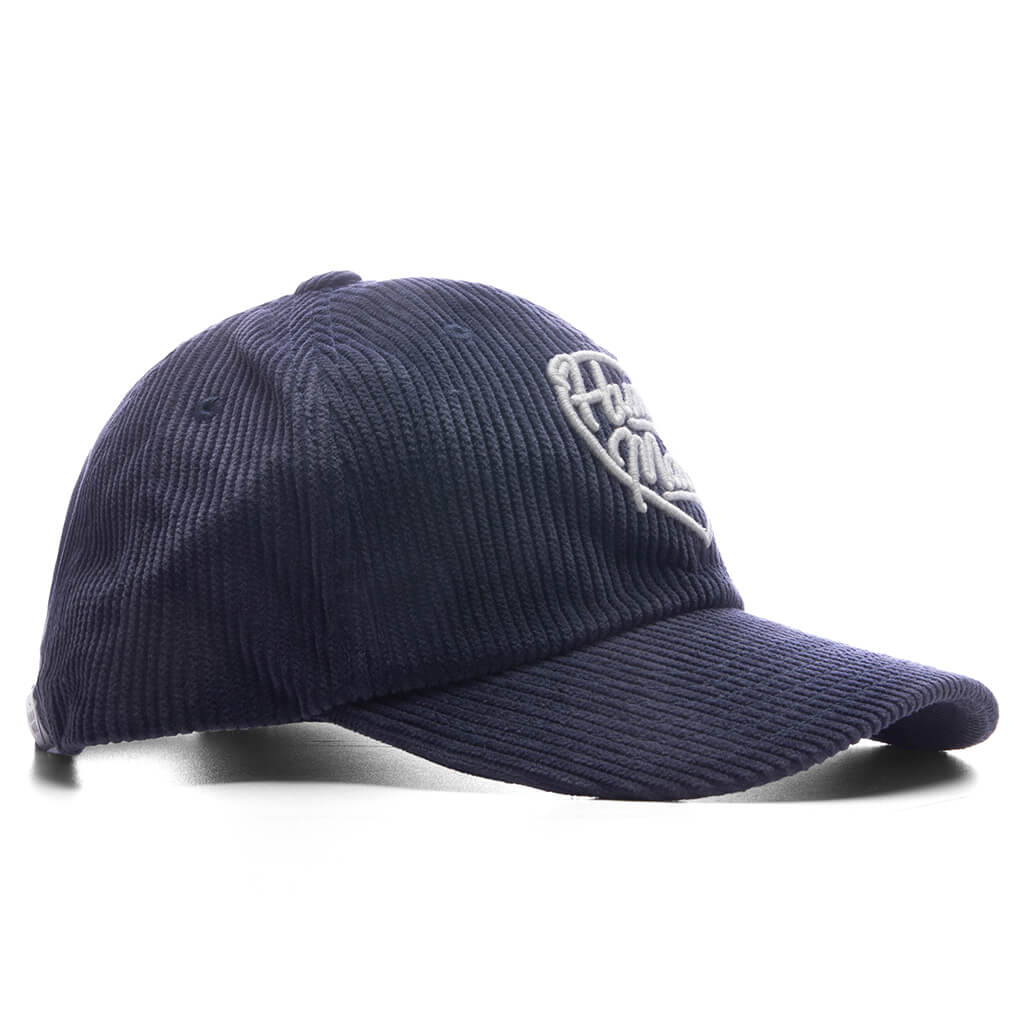 6 Panel Corduroy Cap - Navy