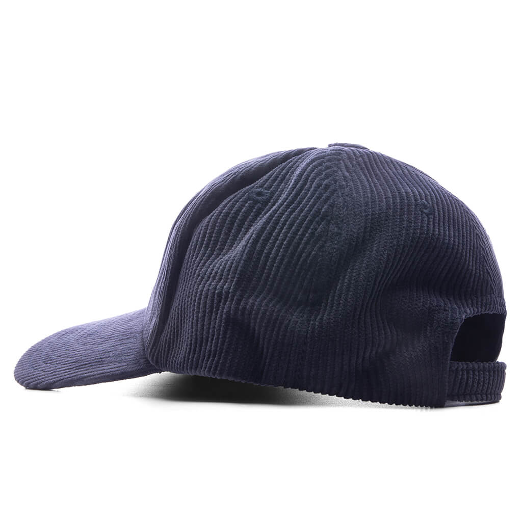 6 Panel Corduroy Cap - Navy
