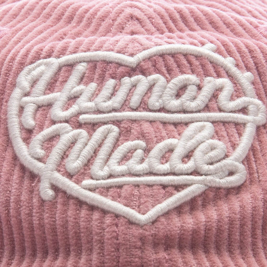 6 Panel Corduroy Cap - Pink
