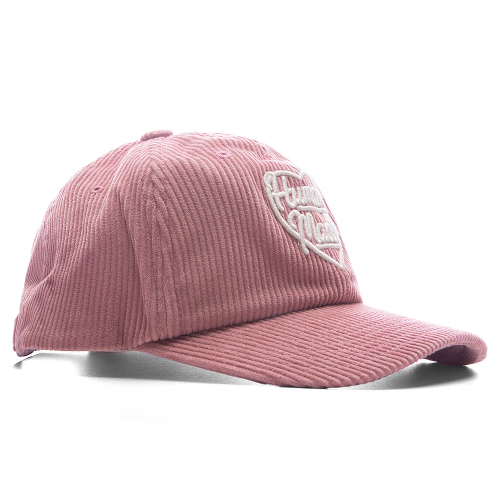6 Panel Corduroy Cap - Pink