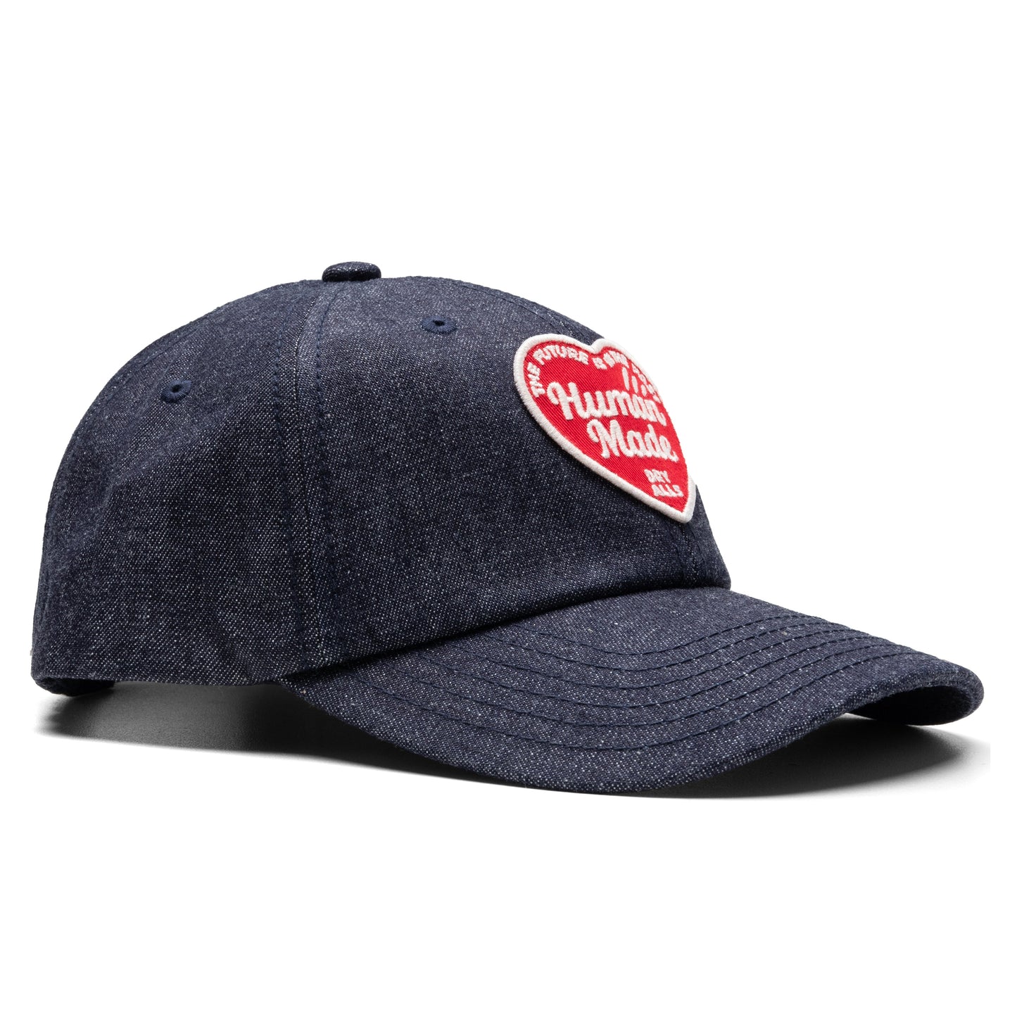 6 Panel Denim Cap - Indigo