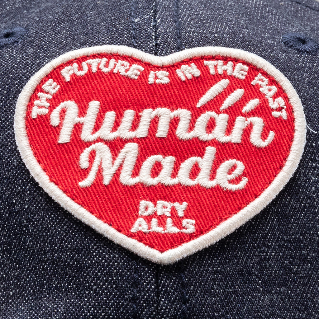 6 Panel Denim Cap - Indigo