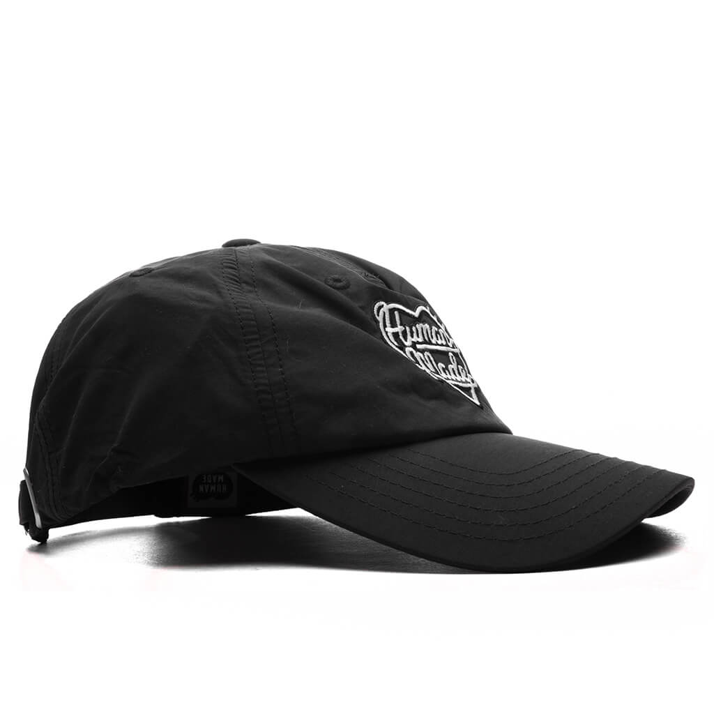 5 Panel Nylon Cap - Black