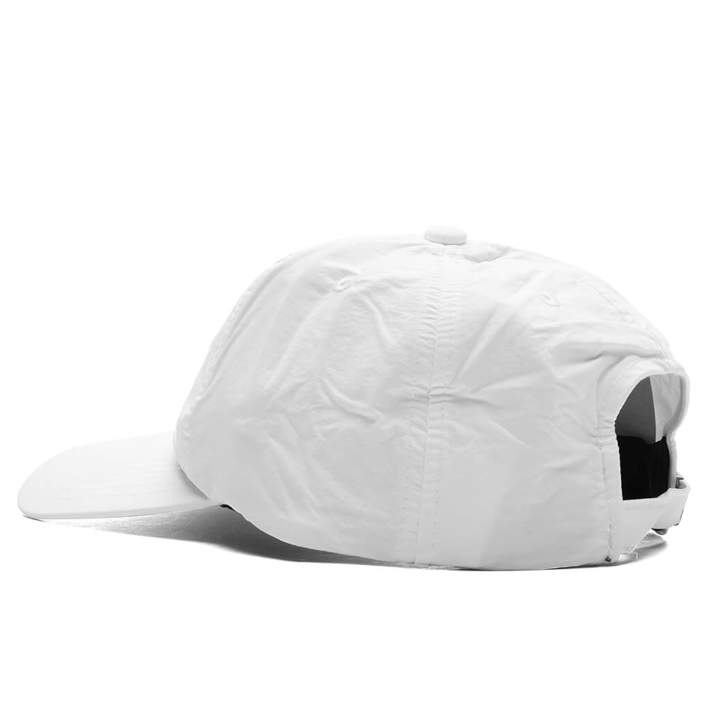 5 Panel Nylon Cap - White