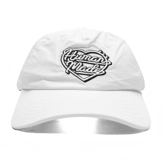 5 Panel Nylon Cap - White