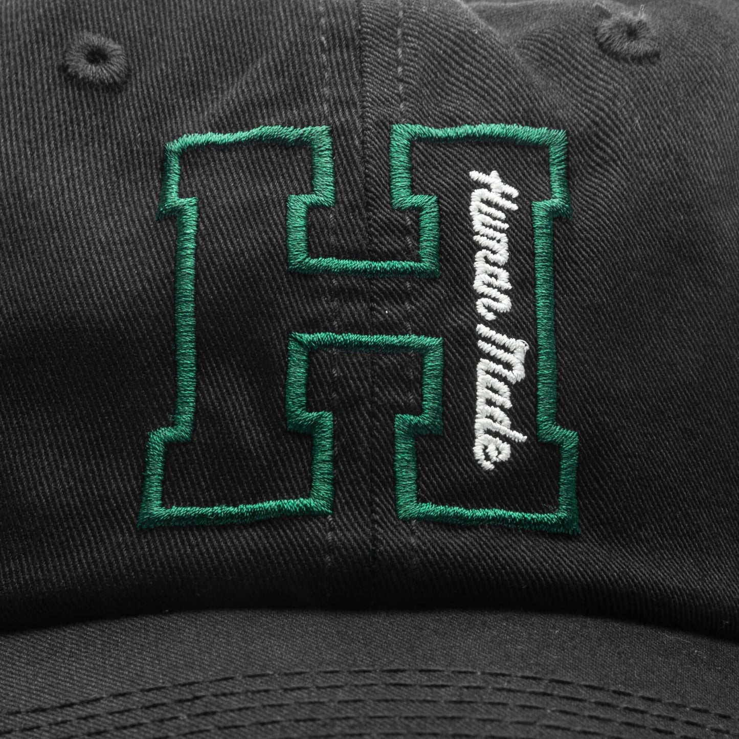 6 Panel Twill Cap #2 - Black