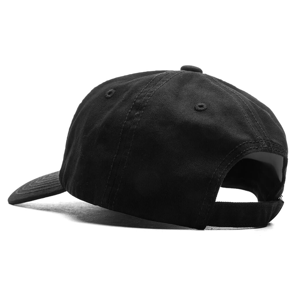 6 Panel Twill Cap #2 - Black
