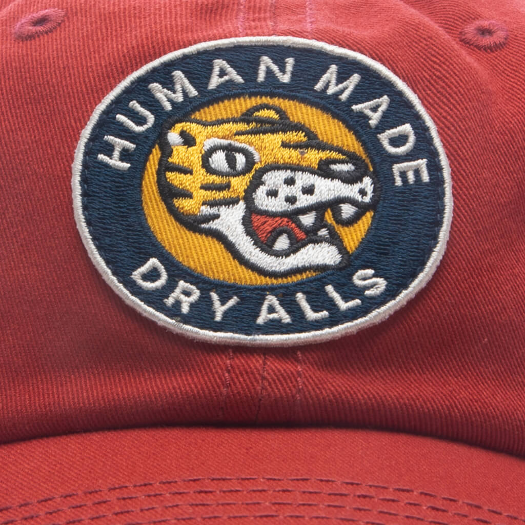 6 Panel Twill Cap #19 - Red