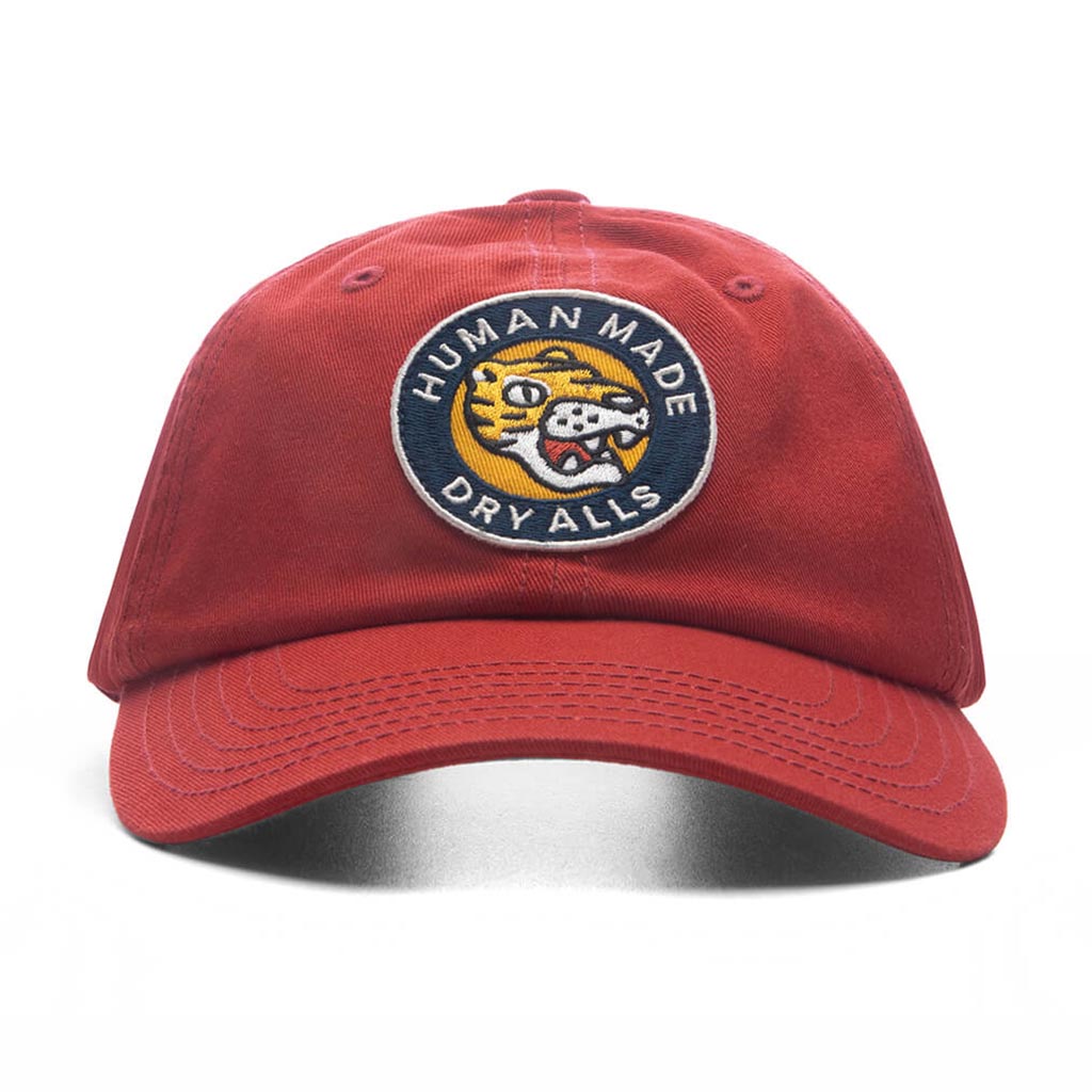 6 Panel Twill Cap #19 - Red