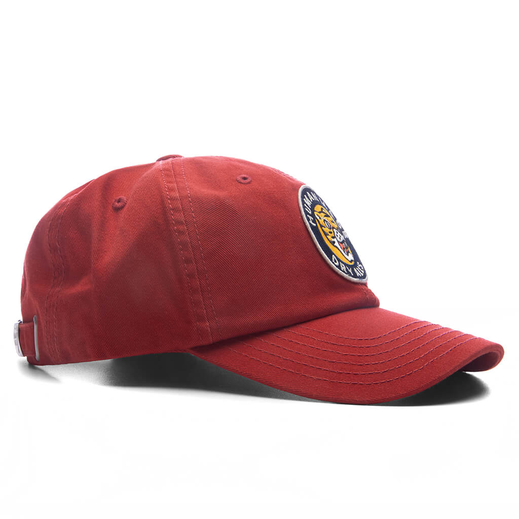 6 Panel Twill Cap #19 - Red