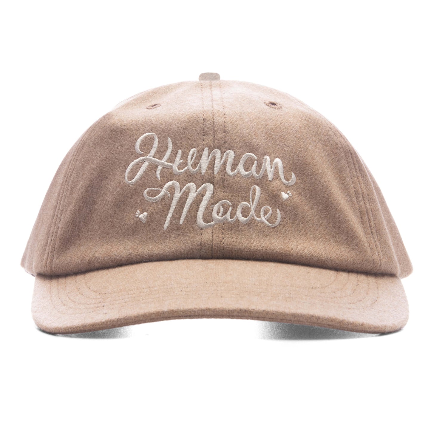 6 Panel Wool Cap - Beige
