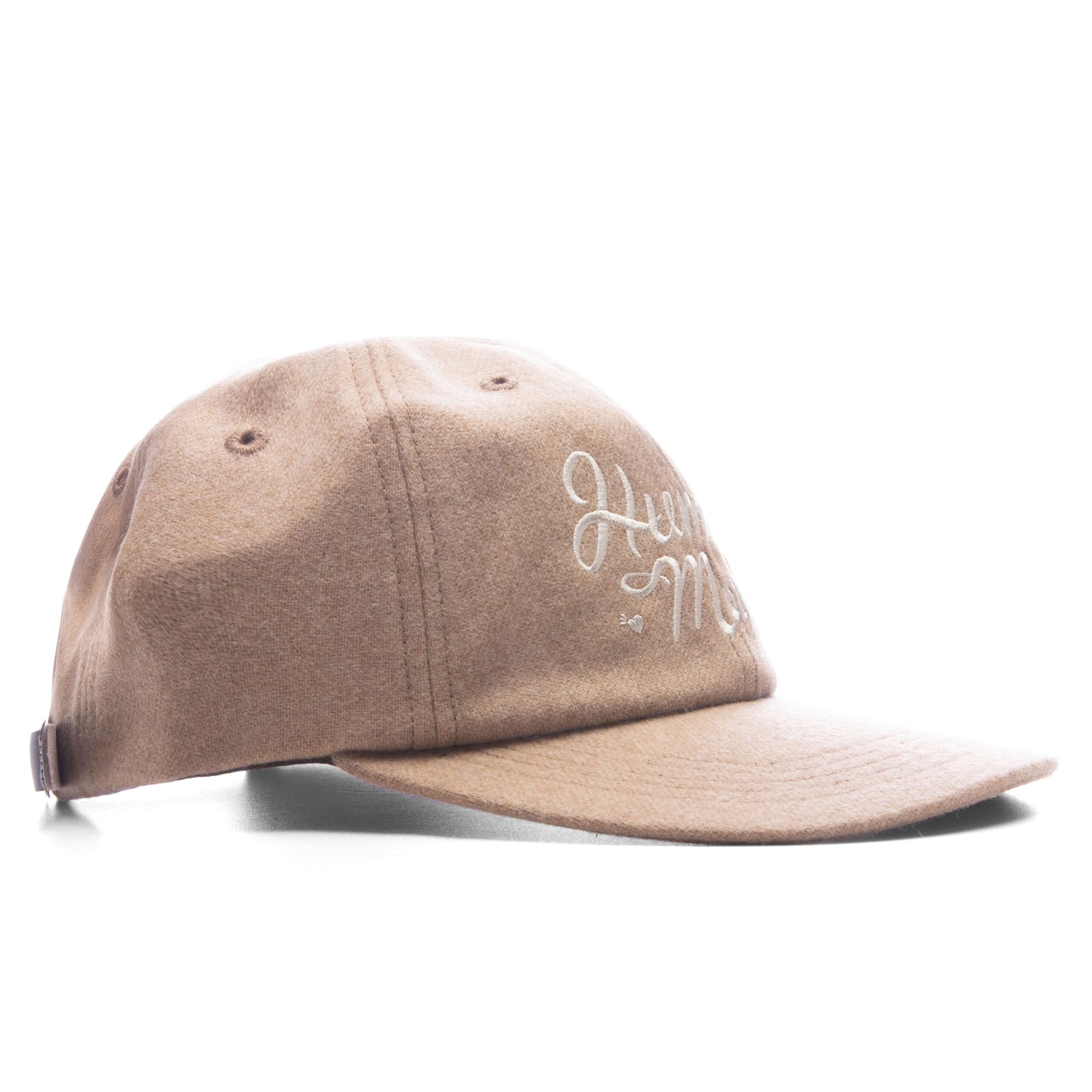 6 Panel Wool Cap - Beige
