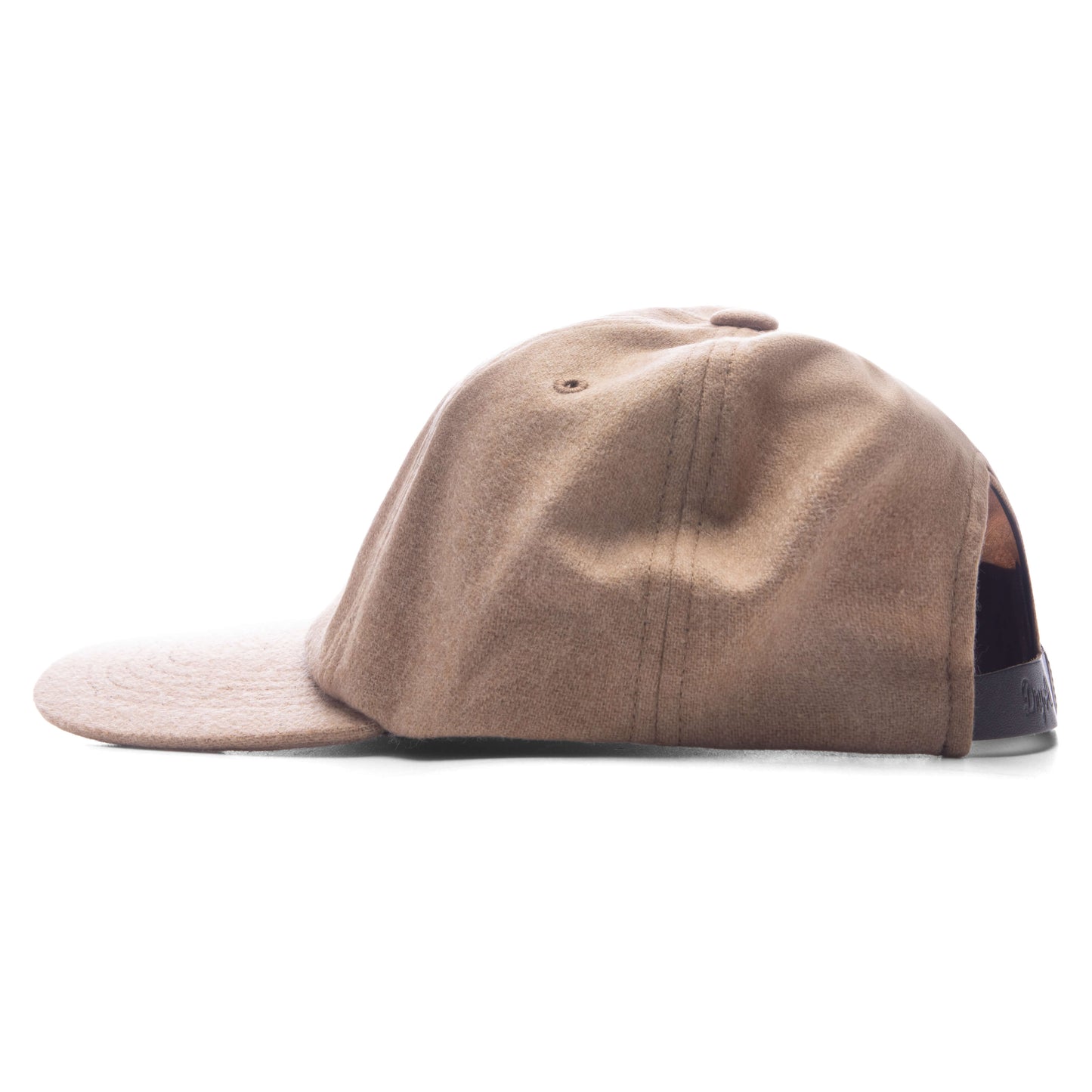 6 Panel Wool Cap - Beige