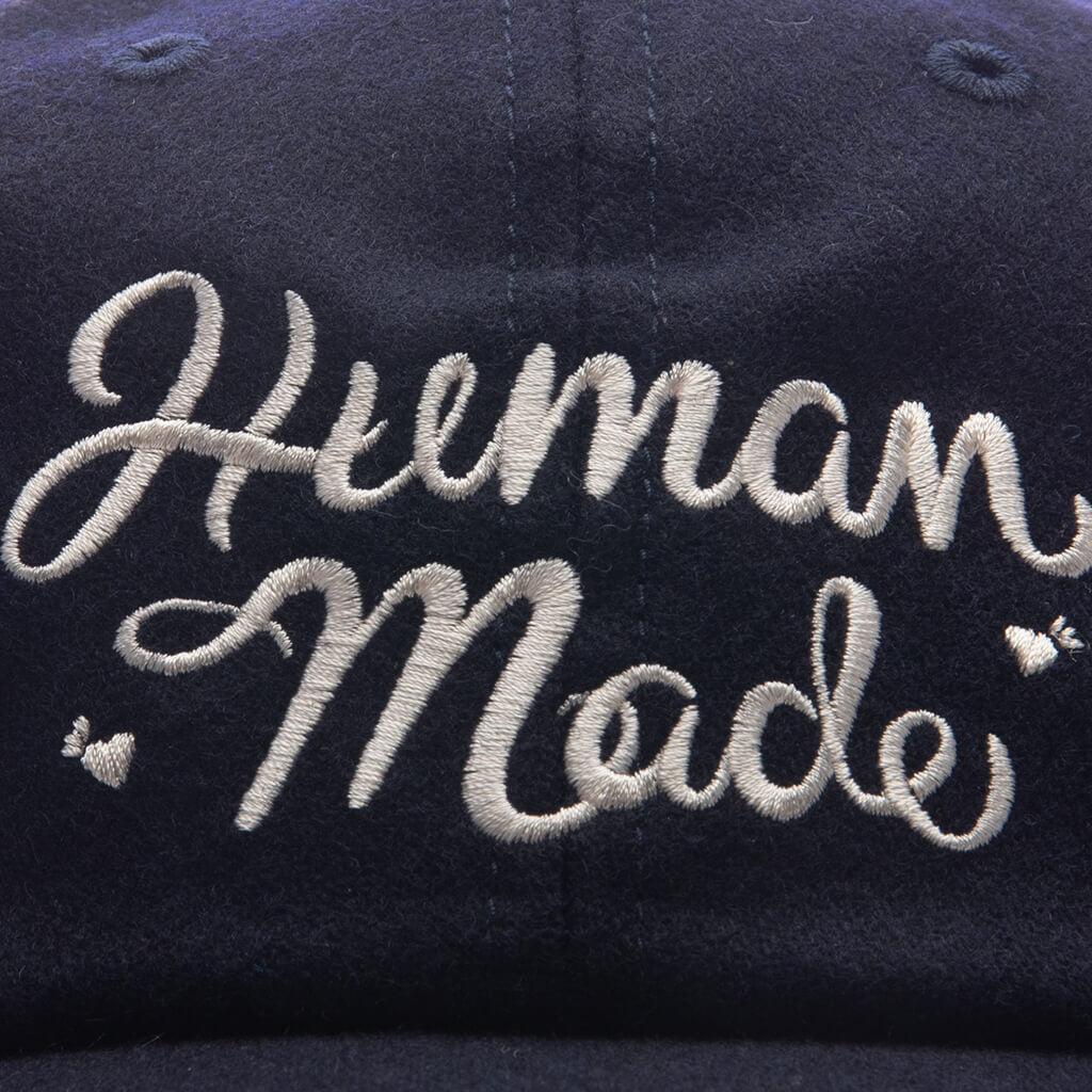 6 Panel Wool Cap - Navy