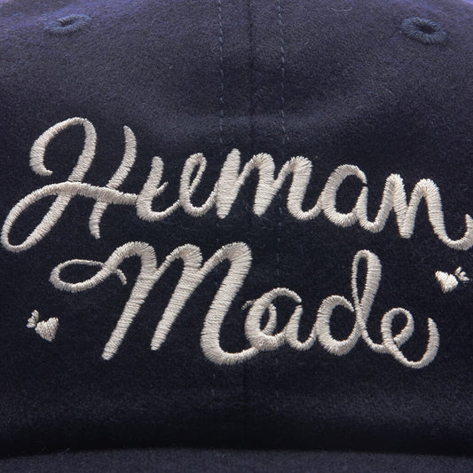6 Panel Wool Cap - Navy