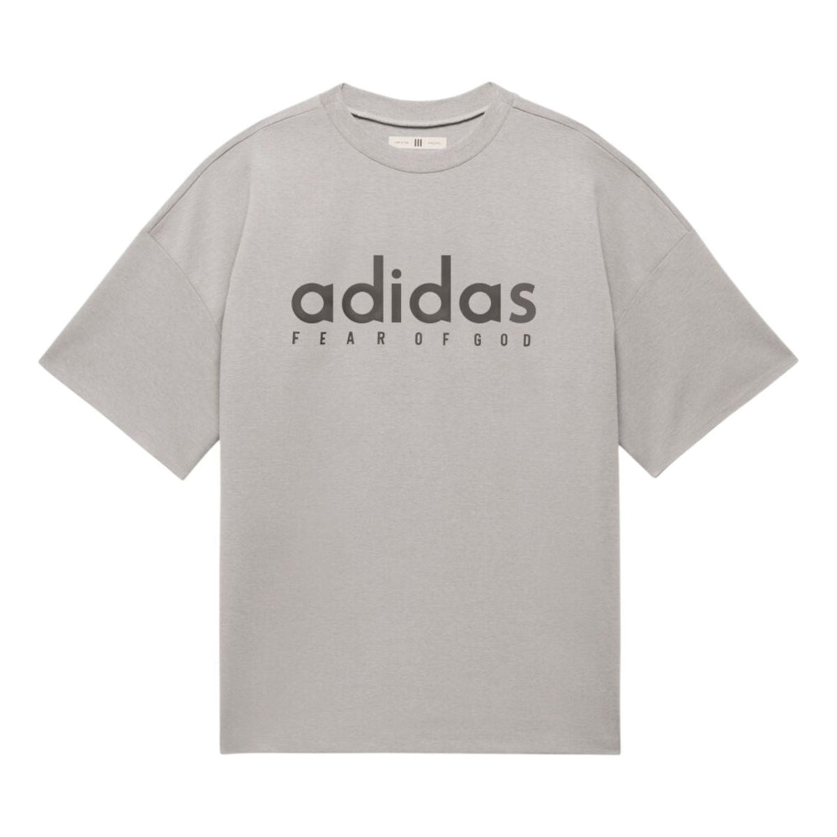 adidas x FEAR OF GOD ATHLETICS Oversized T-Shirt Asia Sizing 'Heather Grey' JZ4894