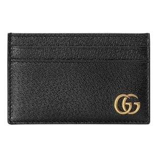 Gucci 26 GG Marmont Card Holder Wallet 'Black' 657588-DJ20T-1000