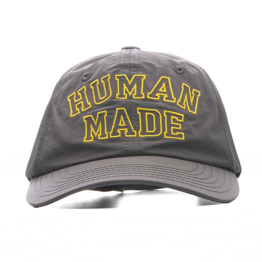 6 Panel Nylon Cap - Gray