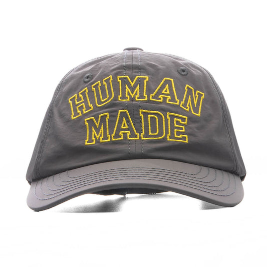 6 Panel Nylon Cap - Gray