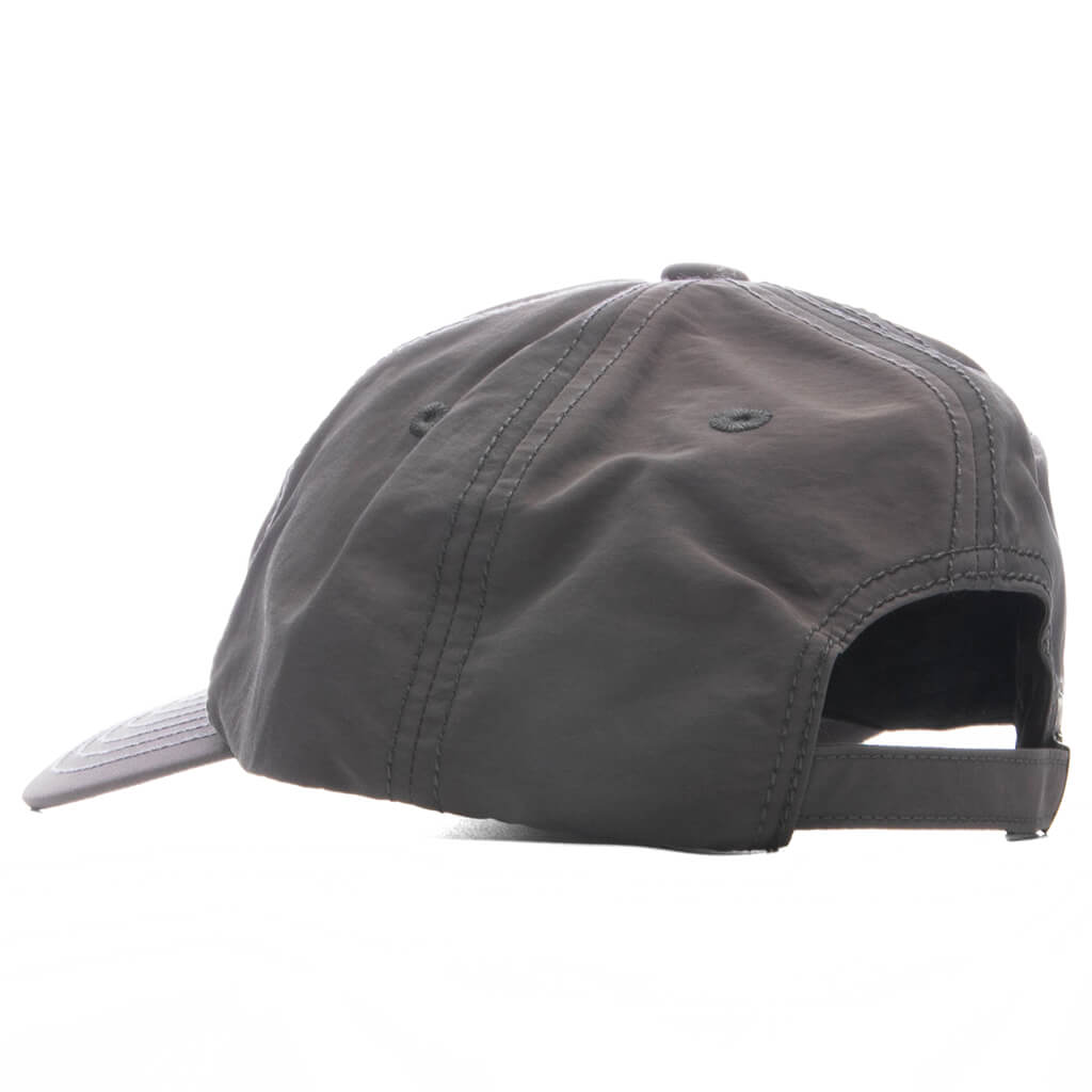 6 Panel Nylon Cap - Gray