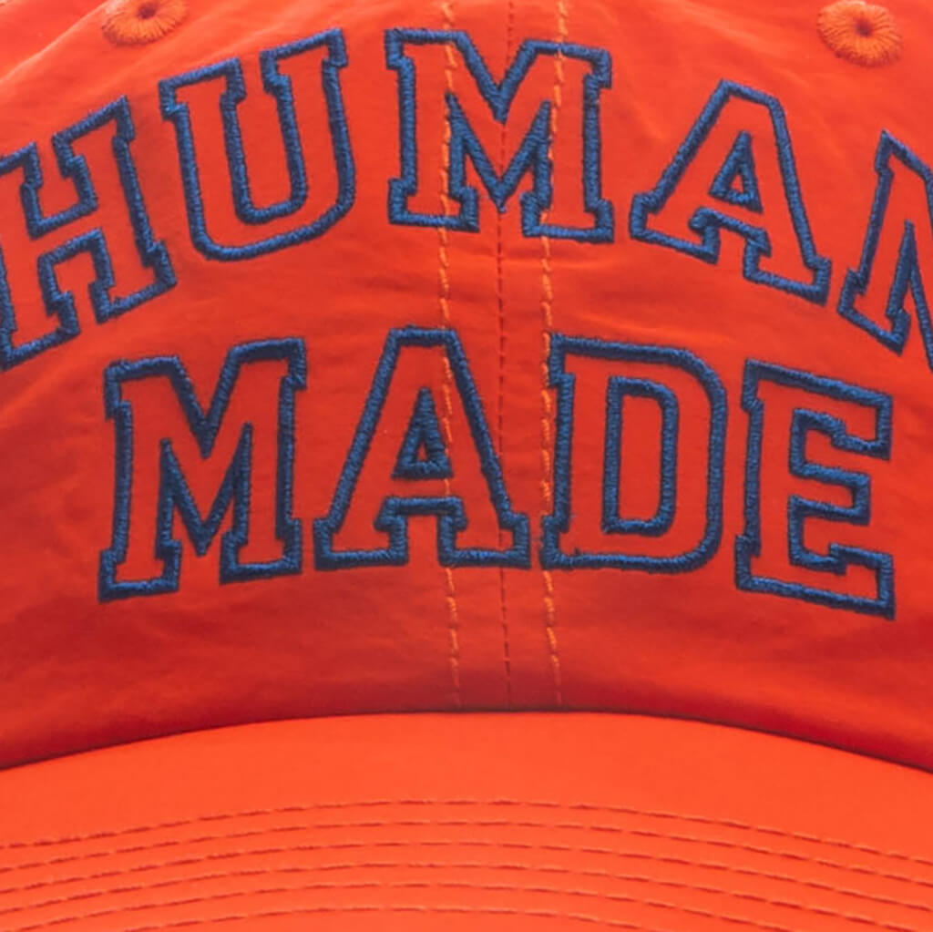 6 Panel Nylon Cap - Orange