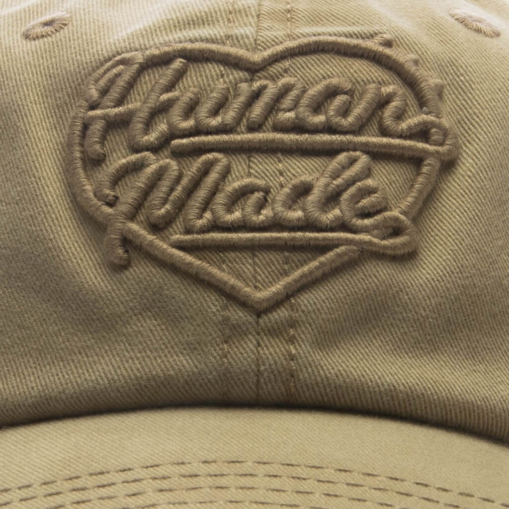 6 Panel Twill Cap #21 - Beige