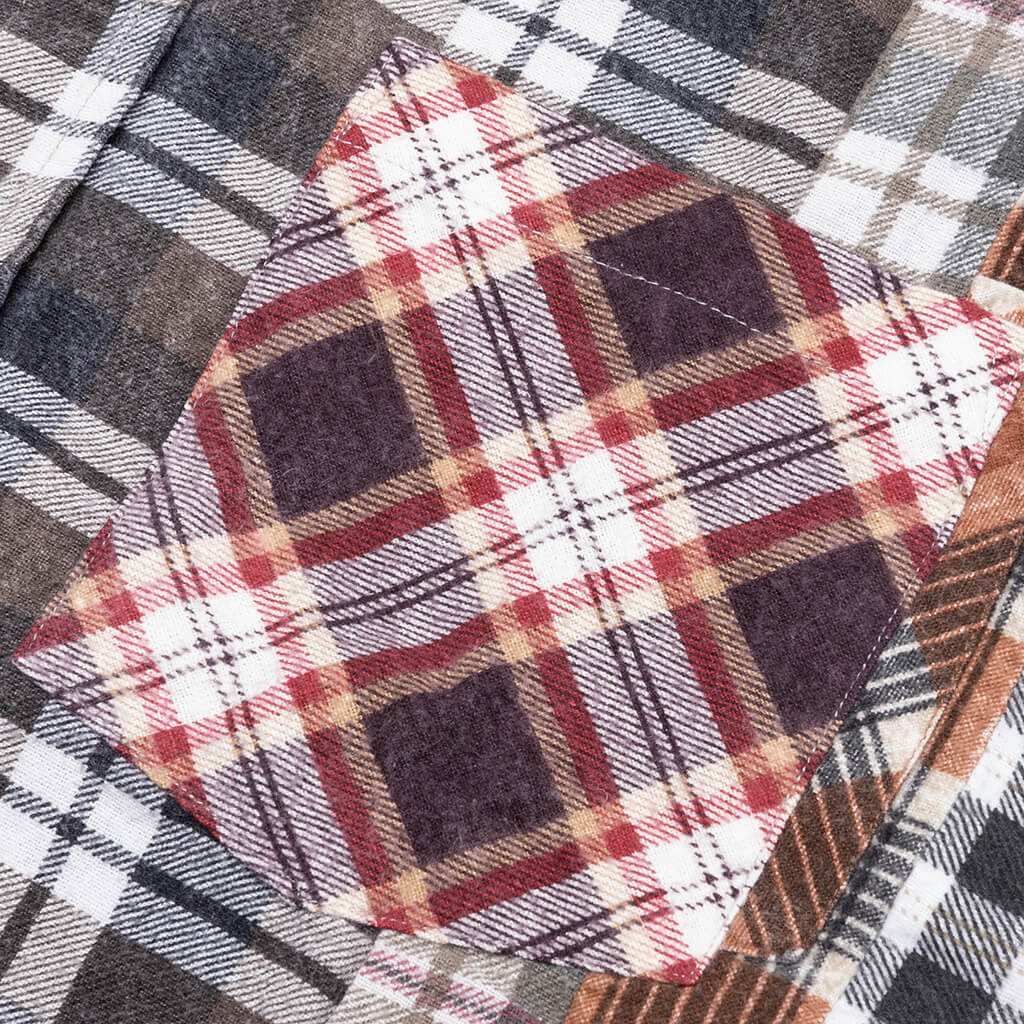 7 Cuts Flannel Shirt - Assorted