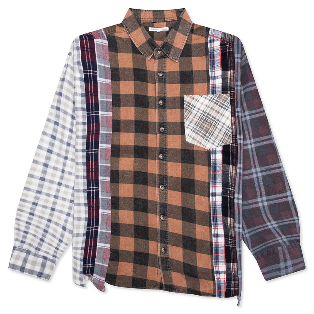 7 Cuts Flannel Shirt - Assorted