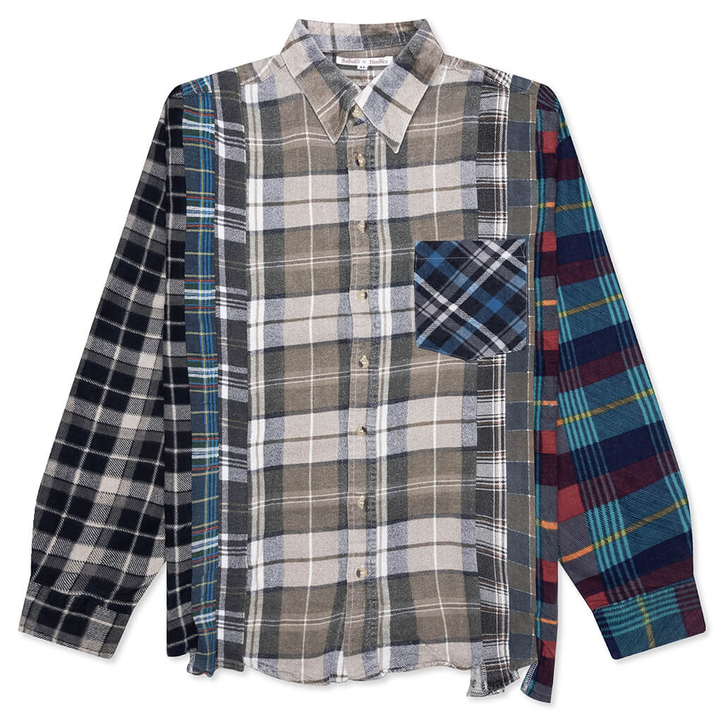 7 Cuts Flannel Shirt - Assorted