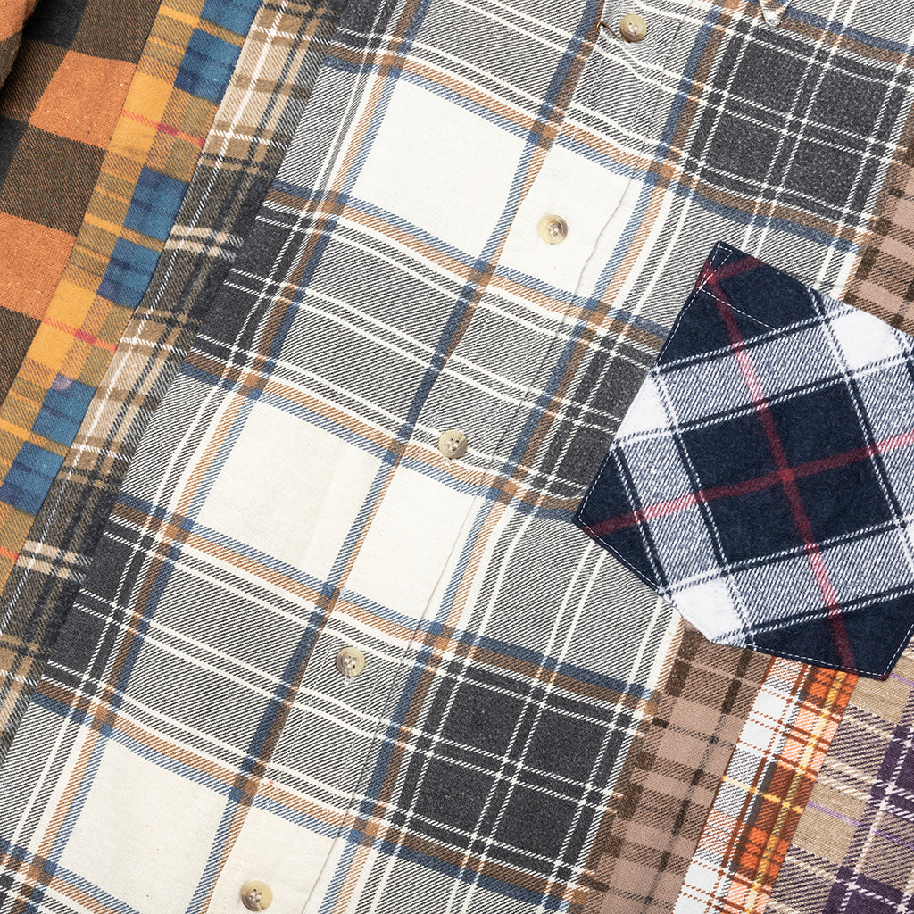 7 Cuts Flannel Shirt - Assorted