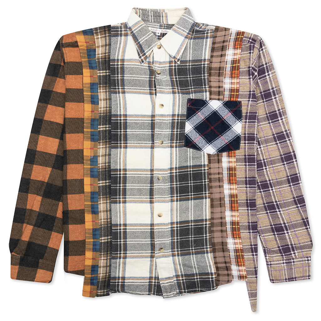 7 Cuts Flannel Shirt - Assorted