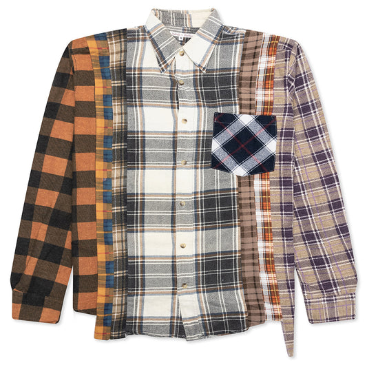 7 Cuts Flannel Shirt - Assorted
