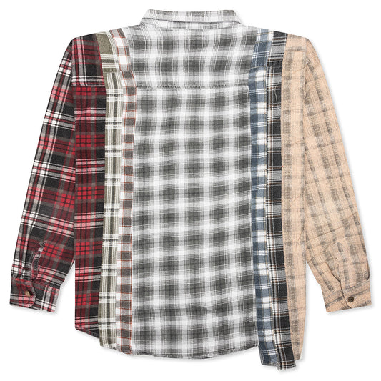 7 Cuts Flannel Shirt - Assorted