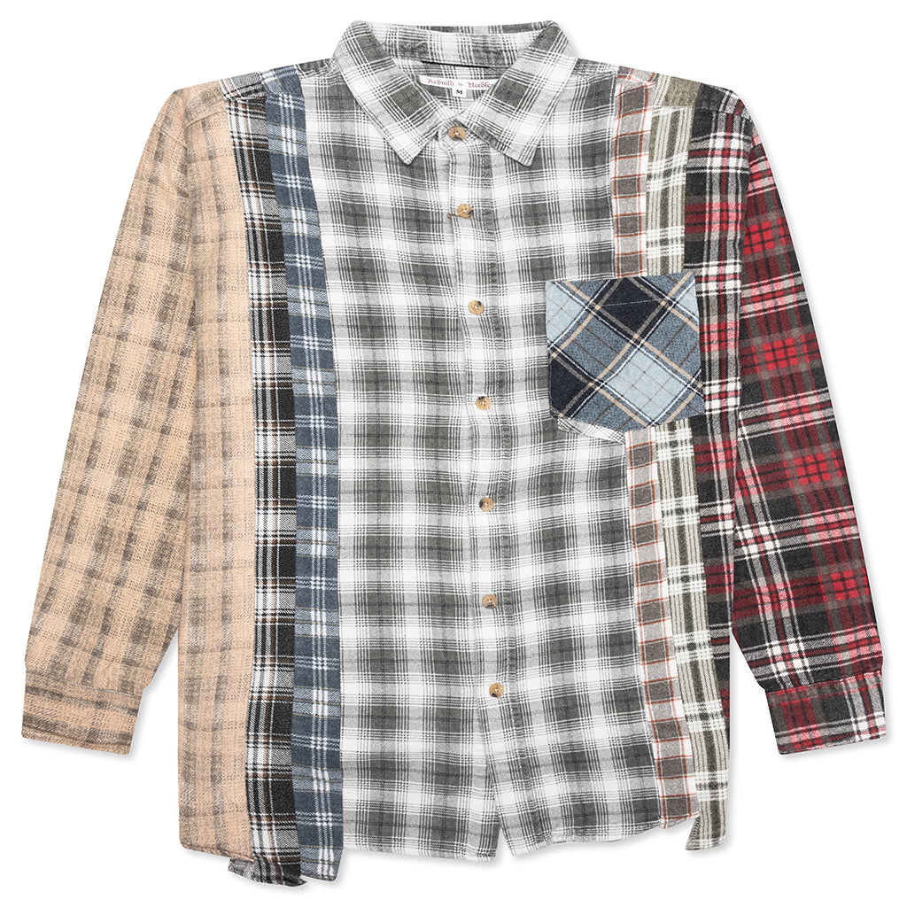 7 Cuts Flannel Shirt - Assorted