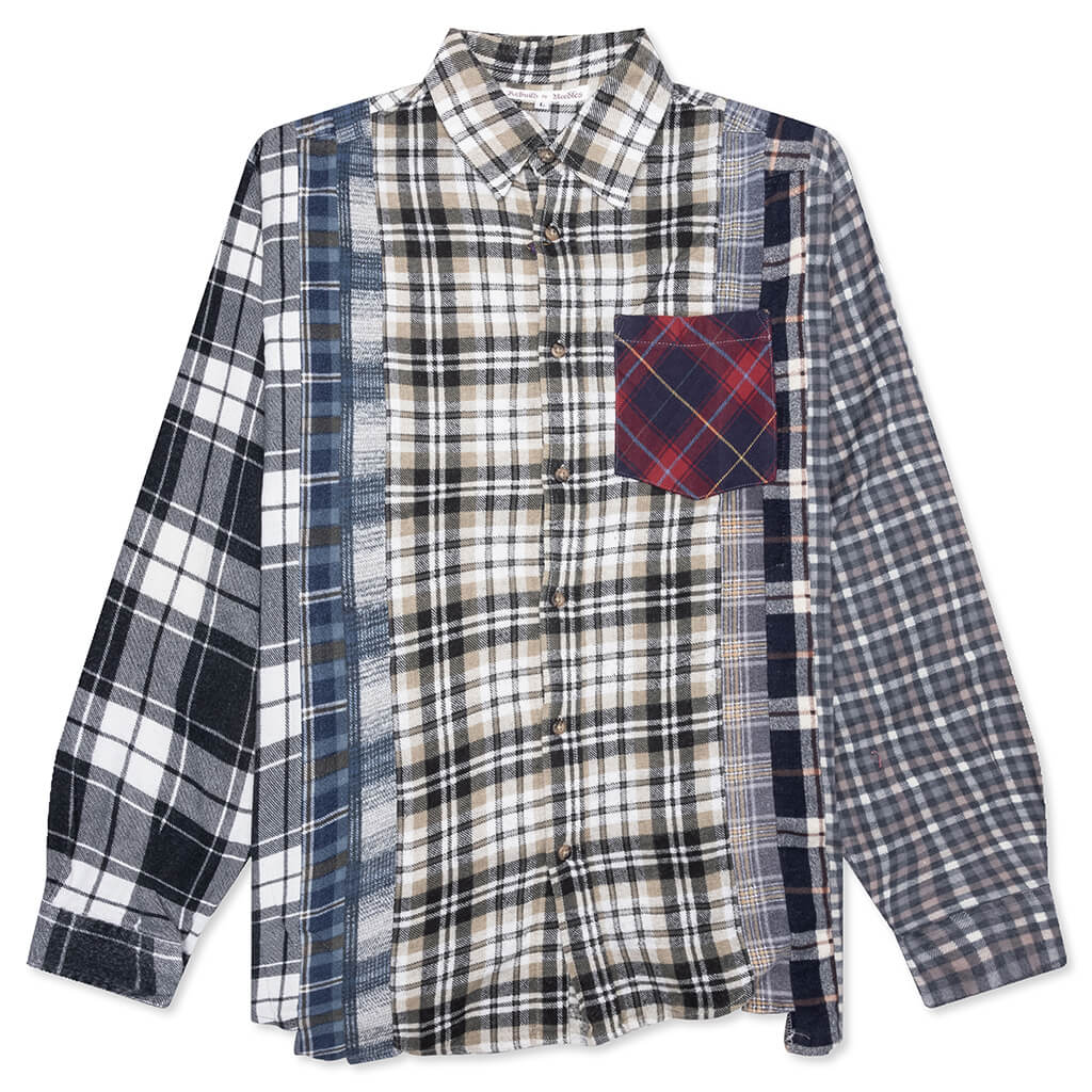 7 Cuts Flannel Shirt - Assorted