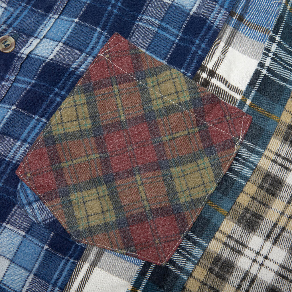 7 Cuts Flannel Shirt - Assorted