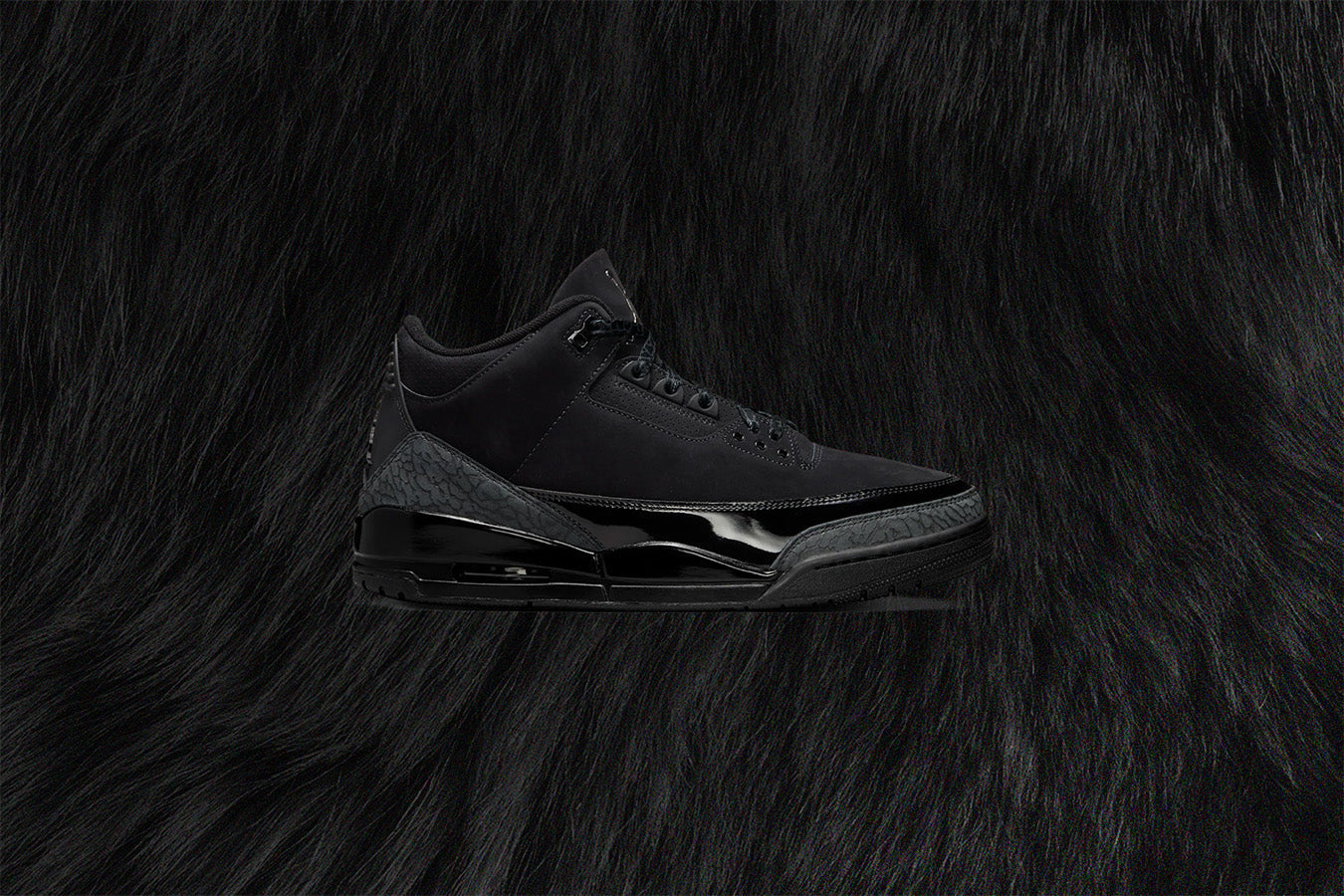 Air Jordan 3 Retro 'Black Cat' - Black/Dark Charcoal/White
