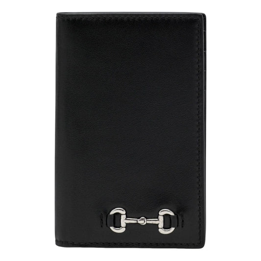 Gucci 25 Horsebit Card Holder 'Black' 846951-AAFP1-1000